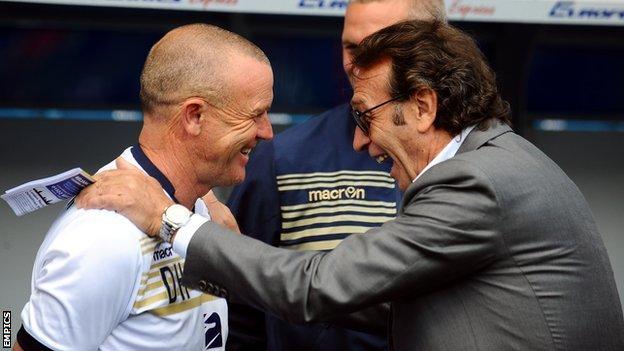 Dave Hockaday and Massimo Cellino