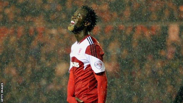 Sierra Leone striker Kei Kamara leaves Middlesbrough - BBC ...