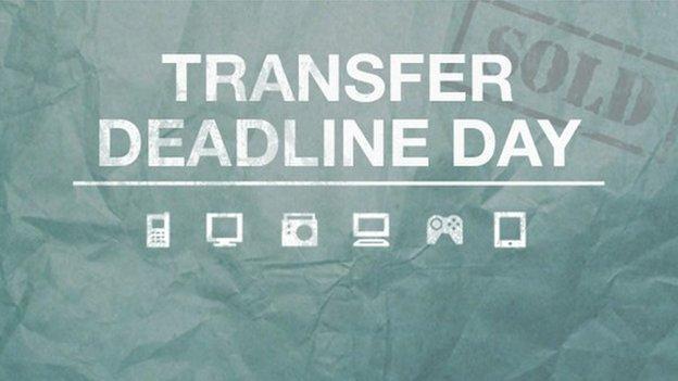 Transfer deadline day graphic