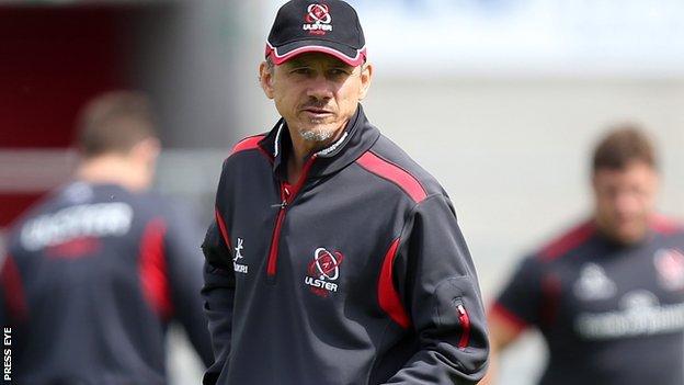 Ulster interim director of rugby Les Kiss