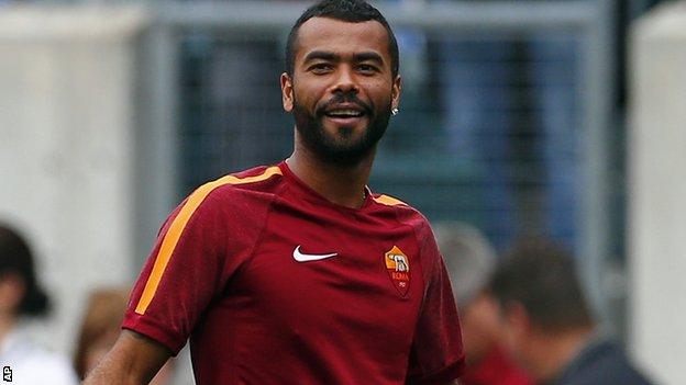 Roma's new signing Ashley Cole