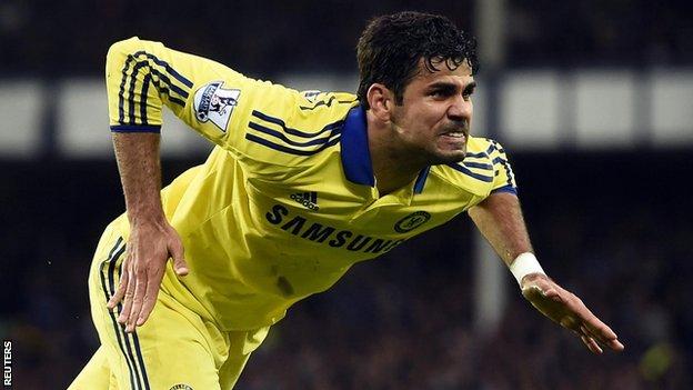 Chelsea striker Diego Costa