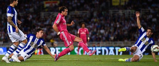 Gareth Bale scores for Real Madrid