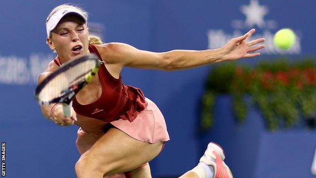 Us Open Caroline Wozniacki Powers Past Sara Errani Bbc Sport 1726