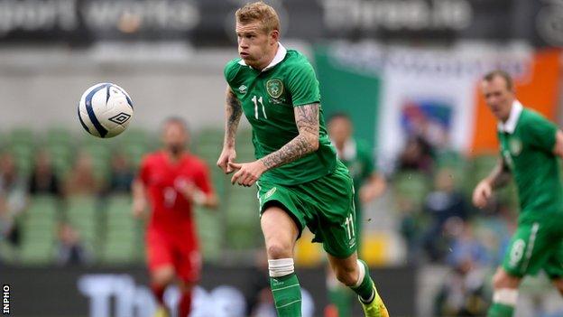 James McClean out of Republic of Ireland's Euro opener against Georgia