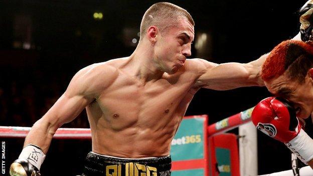 Scott Quigg will defend his WBA title in Manchester on Saturday night