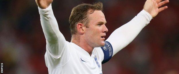 England captain Wayne Rooney