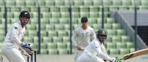 Bangladesh against New Zealand