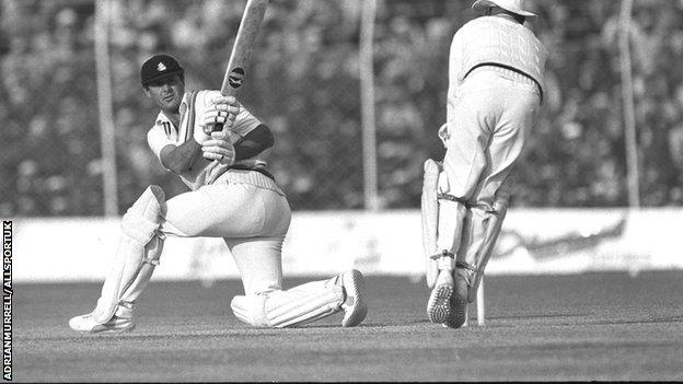 Geoffrey Boycott playing for England