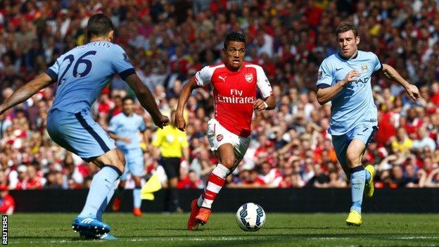 Manchester City verga Arsenal no 'jogo do título' e já esfrega as mãos