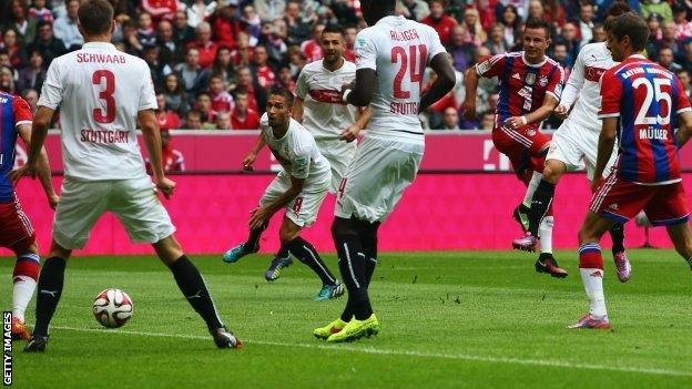 Bayern Munich 2-0 VfB Stuttgart - BBC Sport