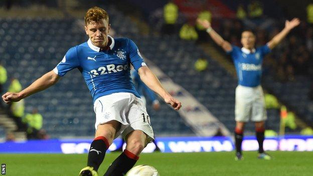 Rangers midfielder Lewis Macleod