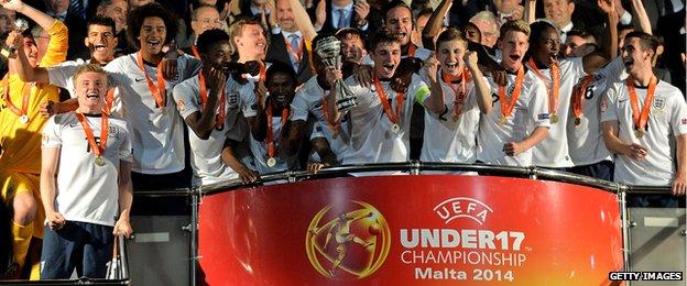 England win Under 17 Euro Championships 2014
