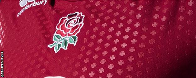 England rugby shirt