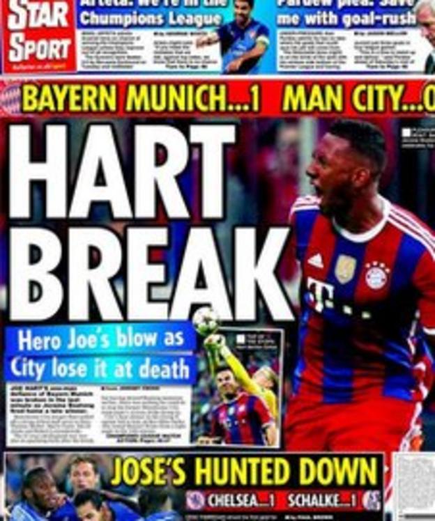 Daily Star's back page