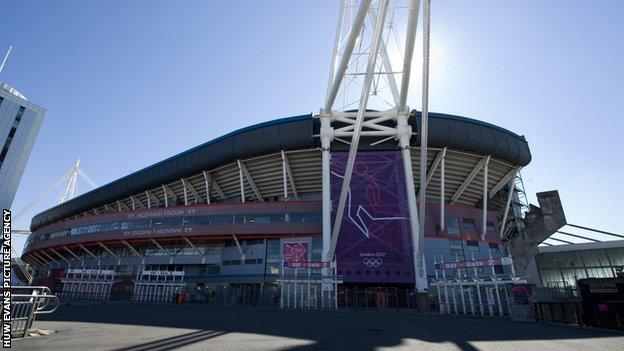 The Millennium Stadium, Cardiff