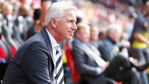Newcastle manager Alan Pardew