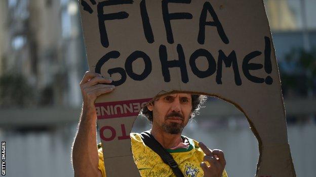 Fifa protest