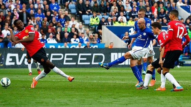 Leicester City 5 3 Manchester United Bbc Sport