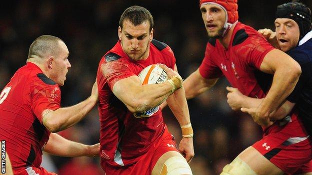 Sam Warburton of Blues and Wales