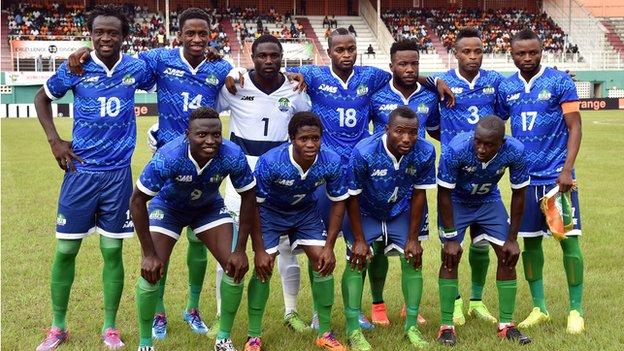 The Sierra Leone national team