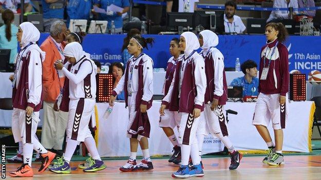 Qatar women's basketball team