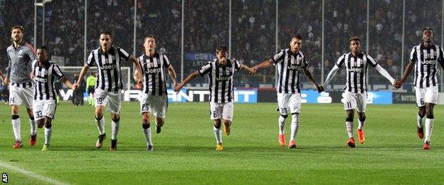 Juve celebrate