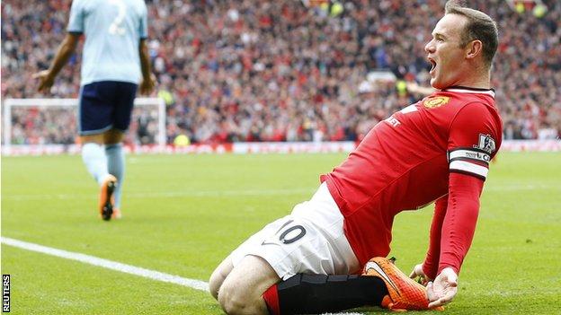 Wayne Rooney scored against West Ham
