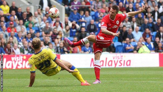 Anthony Pilkington was a £1m buy for Cardiff from Norwich in August 2014