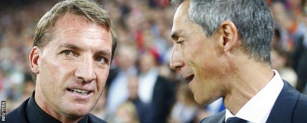 Brendan Rodgers and Paulo Sousa