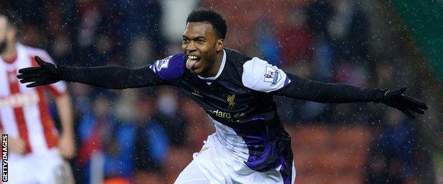 Daniel Sturridge scores for Liverpool