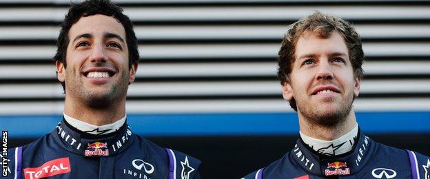 Daniel Ricciardo & Sebastian Vettel
