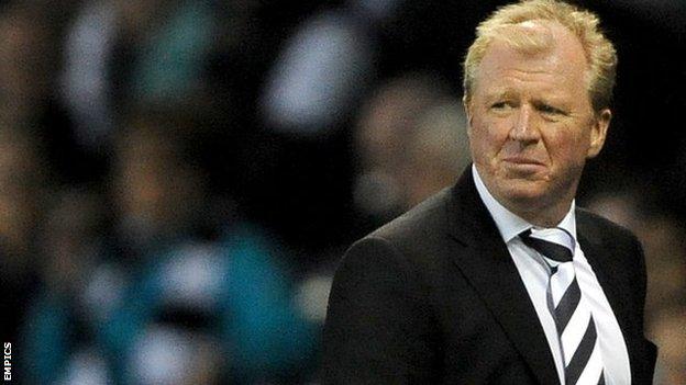 Derby County manager Steve McClaren