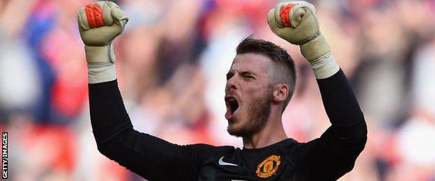 Manchester United goalkeeper David De Gea