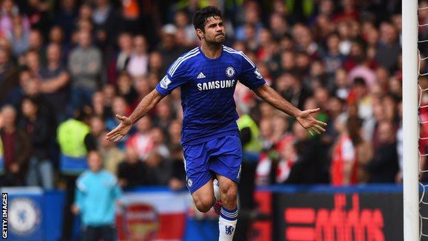 Chelsea striker Diego Costa