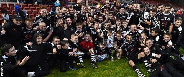 Kilcoo celebrated another triumph in the Down County Football Championship