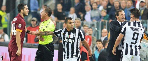 Juventus 3-2 Roma - BBC Sport