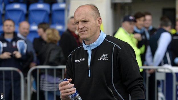 Glasgow Warriors head coach Gregor Townsend