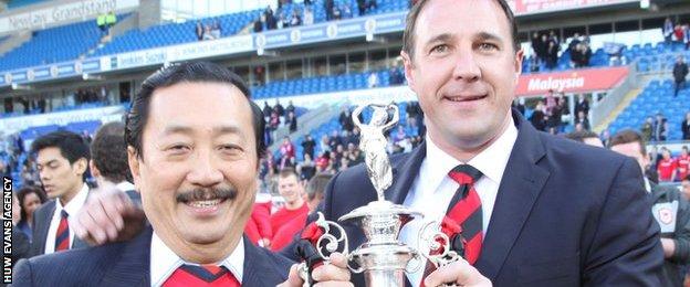 Vincent Tan and Malky Mackay