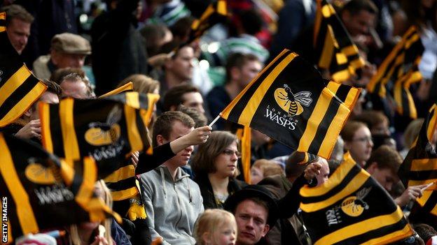 Wasps supporters
