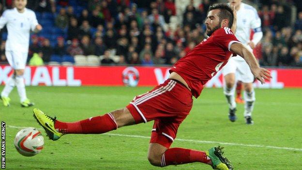 Joe Ledley will be key for Wales in midfield with Aaron Ramsey and Joe Allen injured