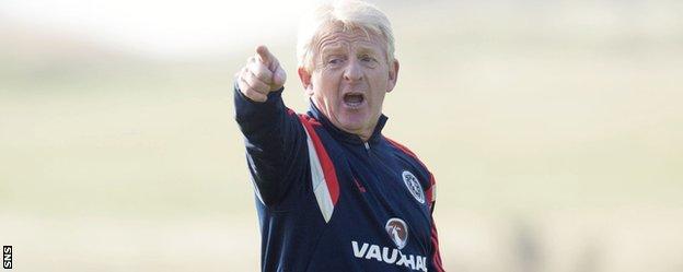 Scotland head coach Gordon Strachan