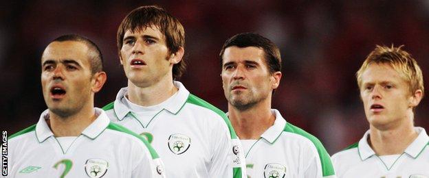 Kevin Kilbane & Roy Keane