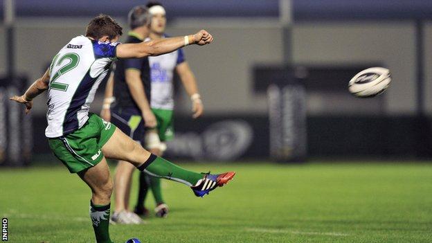 Craig Ronaldson's goal kicks helped Connacht to a 9-6 win over Treviso