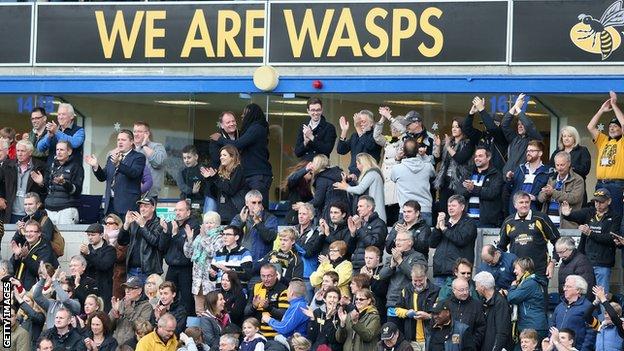 Wasps supporters