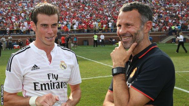 Gareth Bale and Ryan Giggs