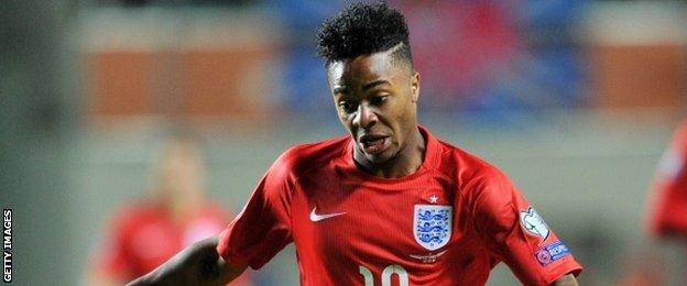 Liverpool and England forward Raheem Sterling