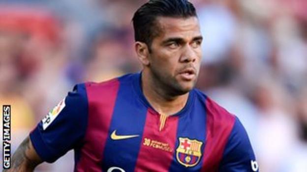 Dani Alves of Barcelona