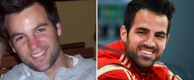 Warren August sends a picture of him looking like Cesc Fabregas