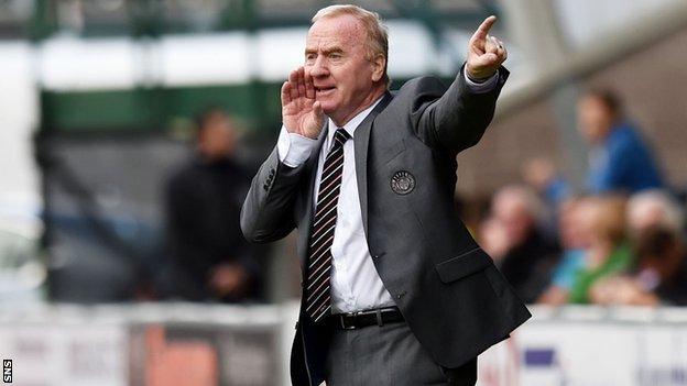 St Mirren manager Tommy Craig